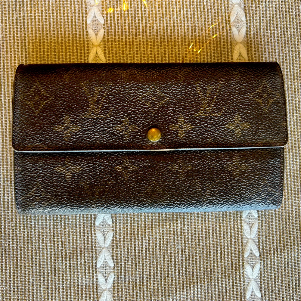 Louis Vuitton Sarah Monogram Canvas Long Wallet
